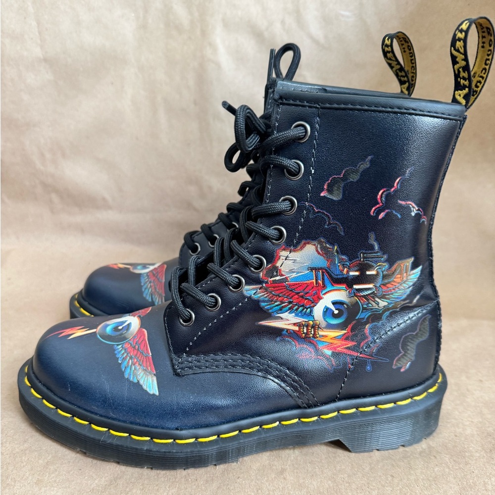Dr Martens x Rick Griffins Eye 1460 Backhand Boot. M5/W6 - Picture 5 of 14